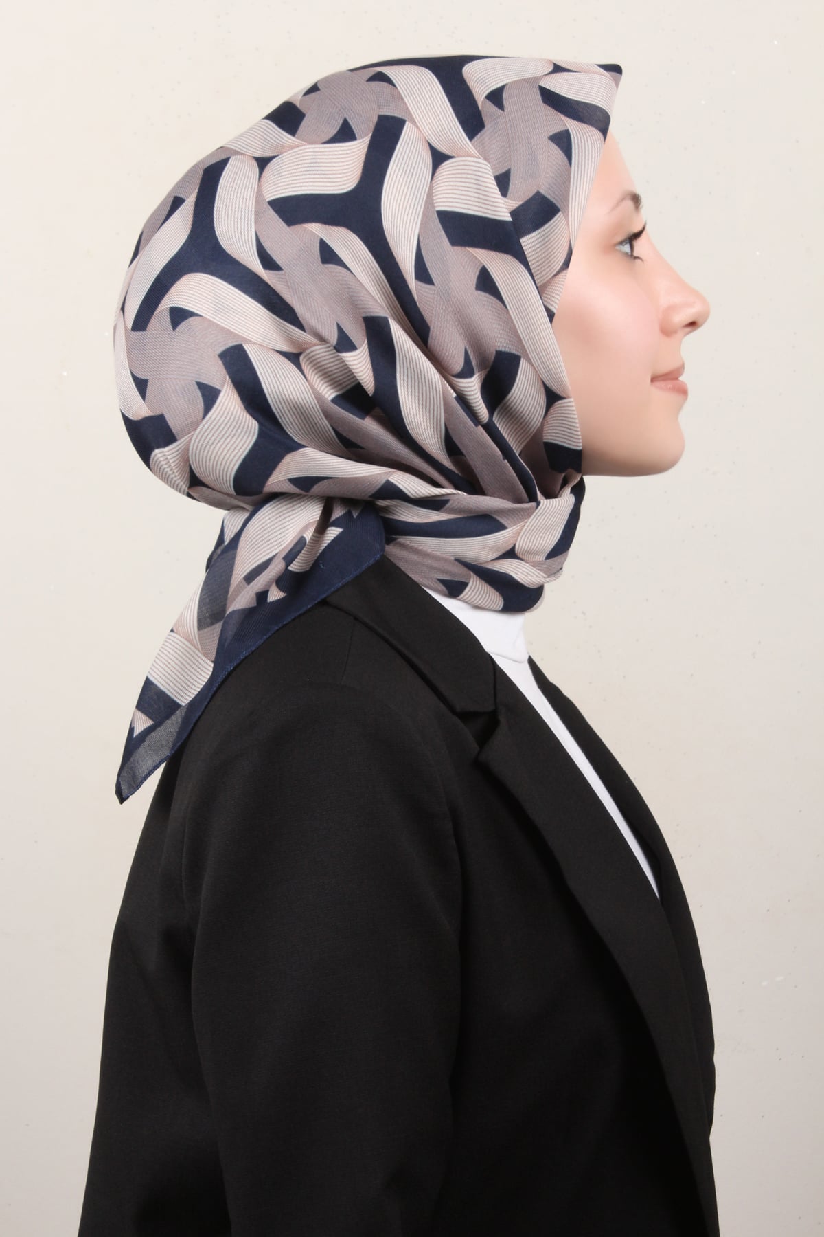 Nirvana Soft Eşarp 8109-14 Lacivert