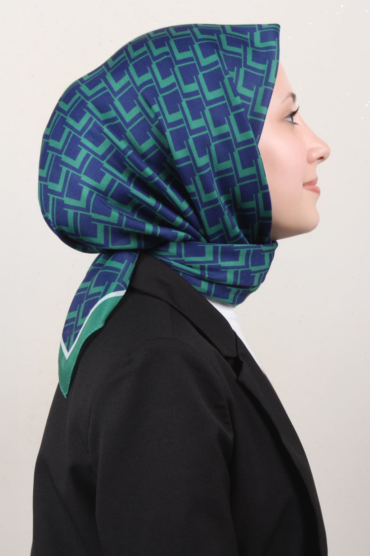 Nirvana Soft Eşarp 8110-12 Laci-Yeşil