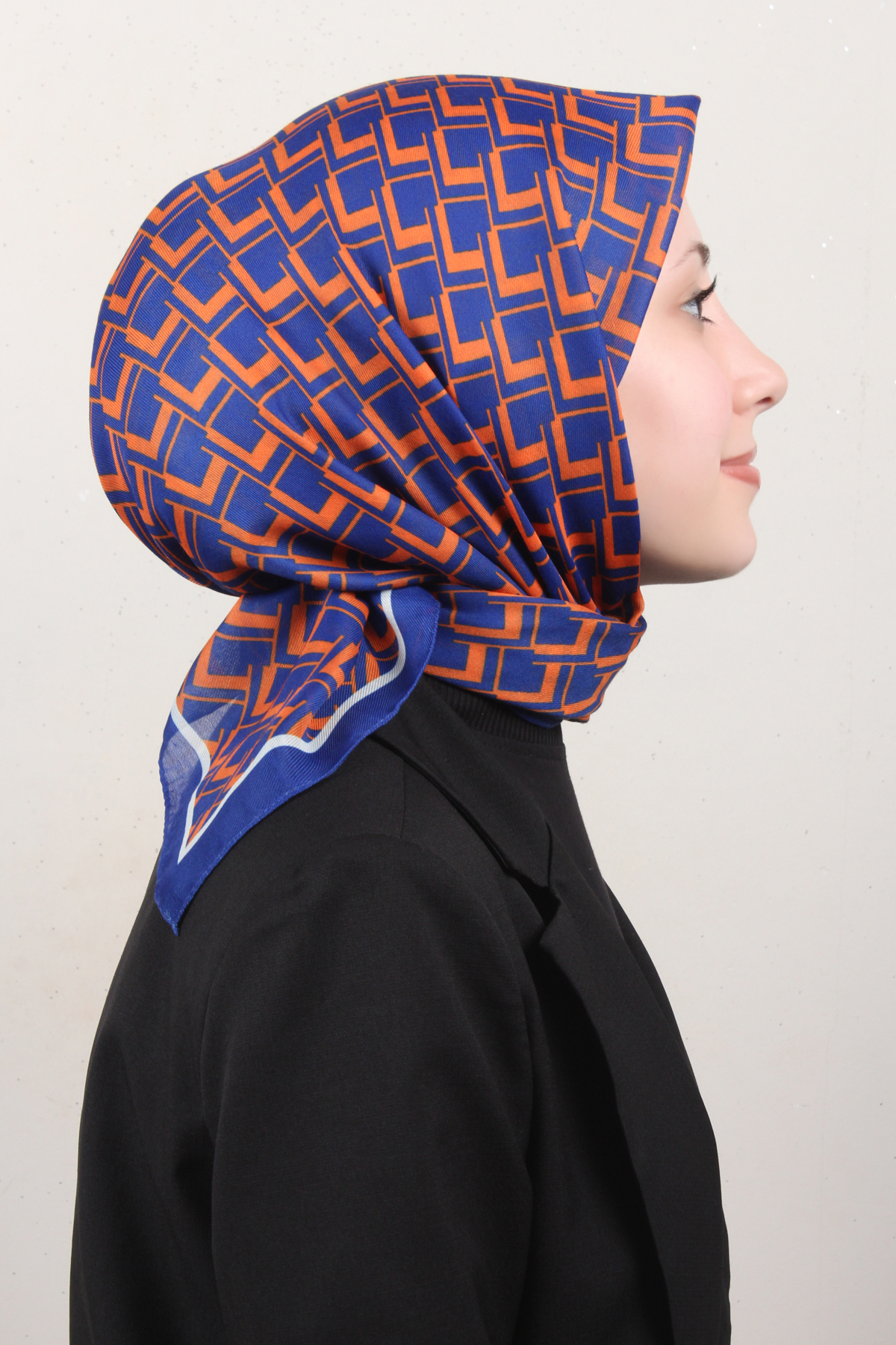 Nirvana Soft Eşarp 8110-2 Gece Mavisi