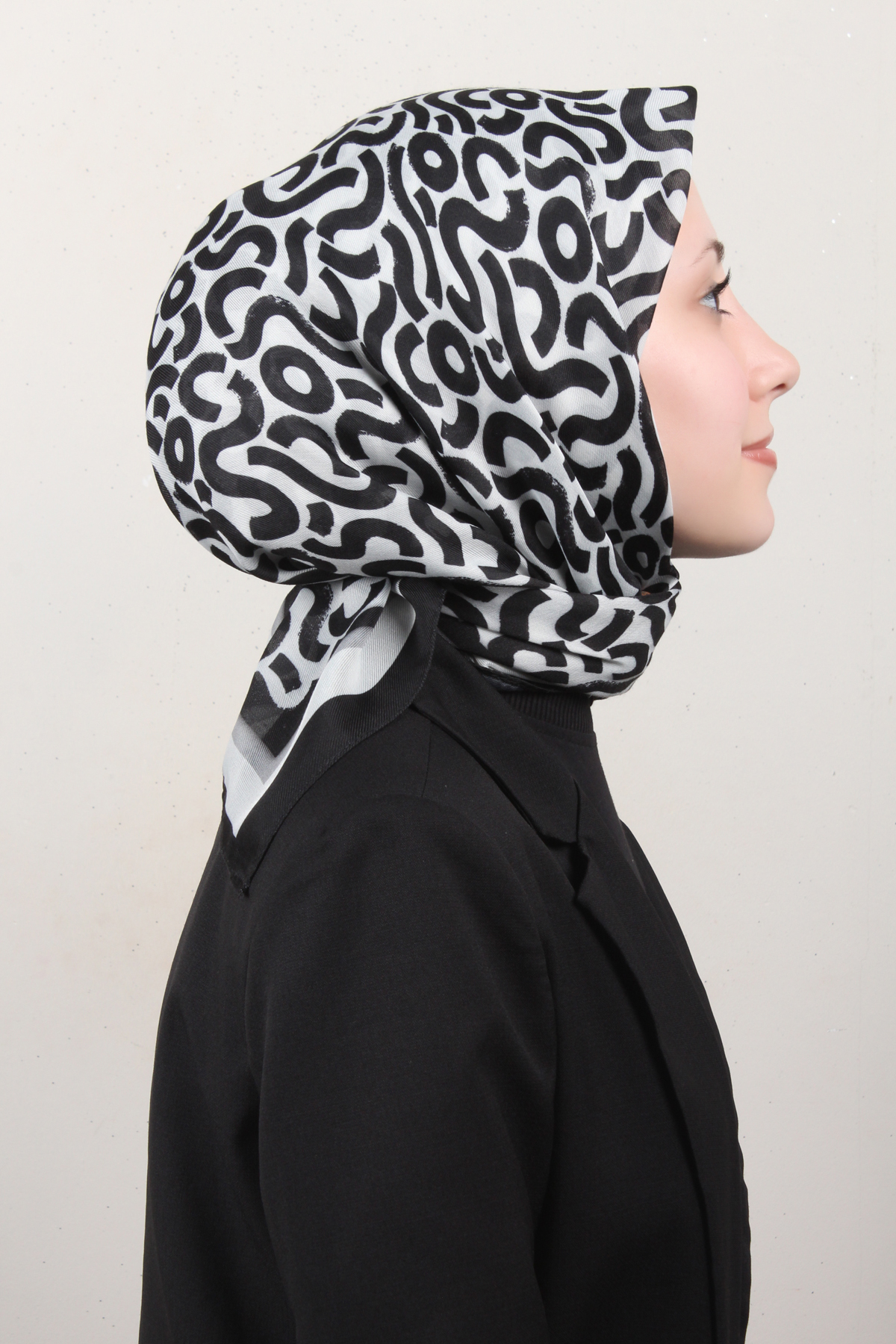 Nirvana Soft Eşarp 8111-1 Siyah