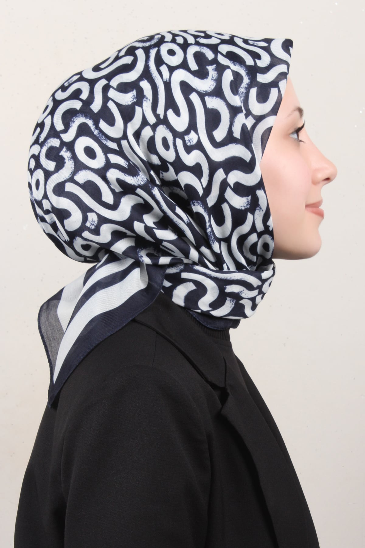 Nirvana Soft Eşarp 8111-8 Lacivert