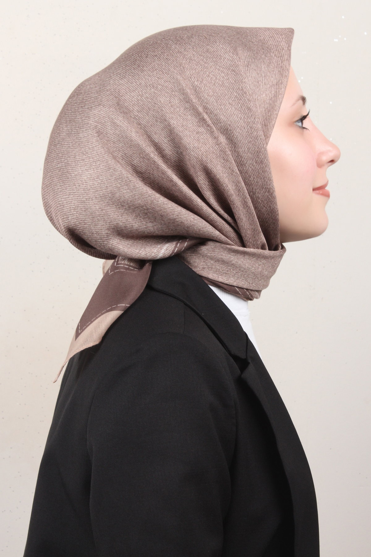 Nirvana Soft Eşarp 8112-2 Koyu Bej