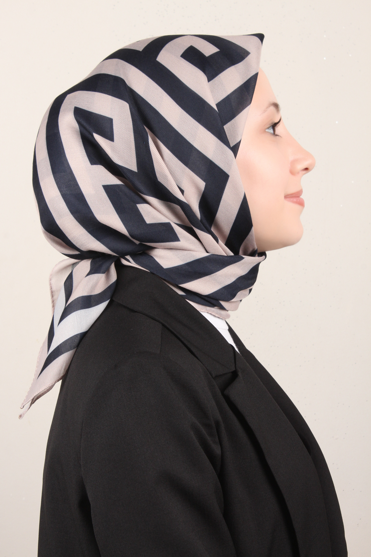 Nirvana Soft Eşarp 8113-18 Koyu Laci-Bej