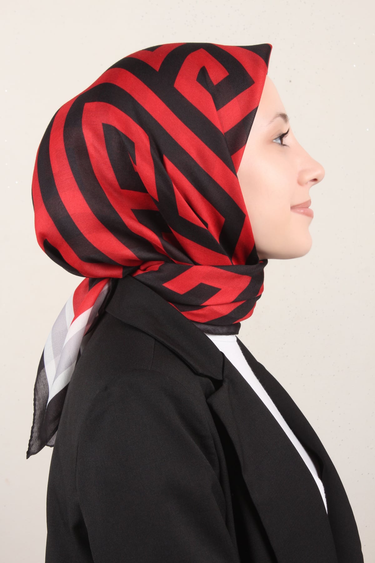 Nirvana Soft Eşarp 8113-3 Kırmızı