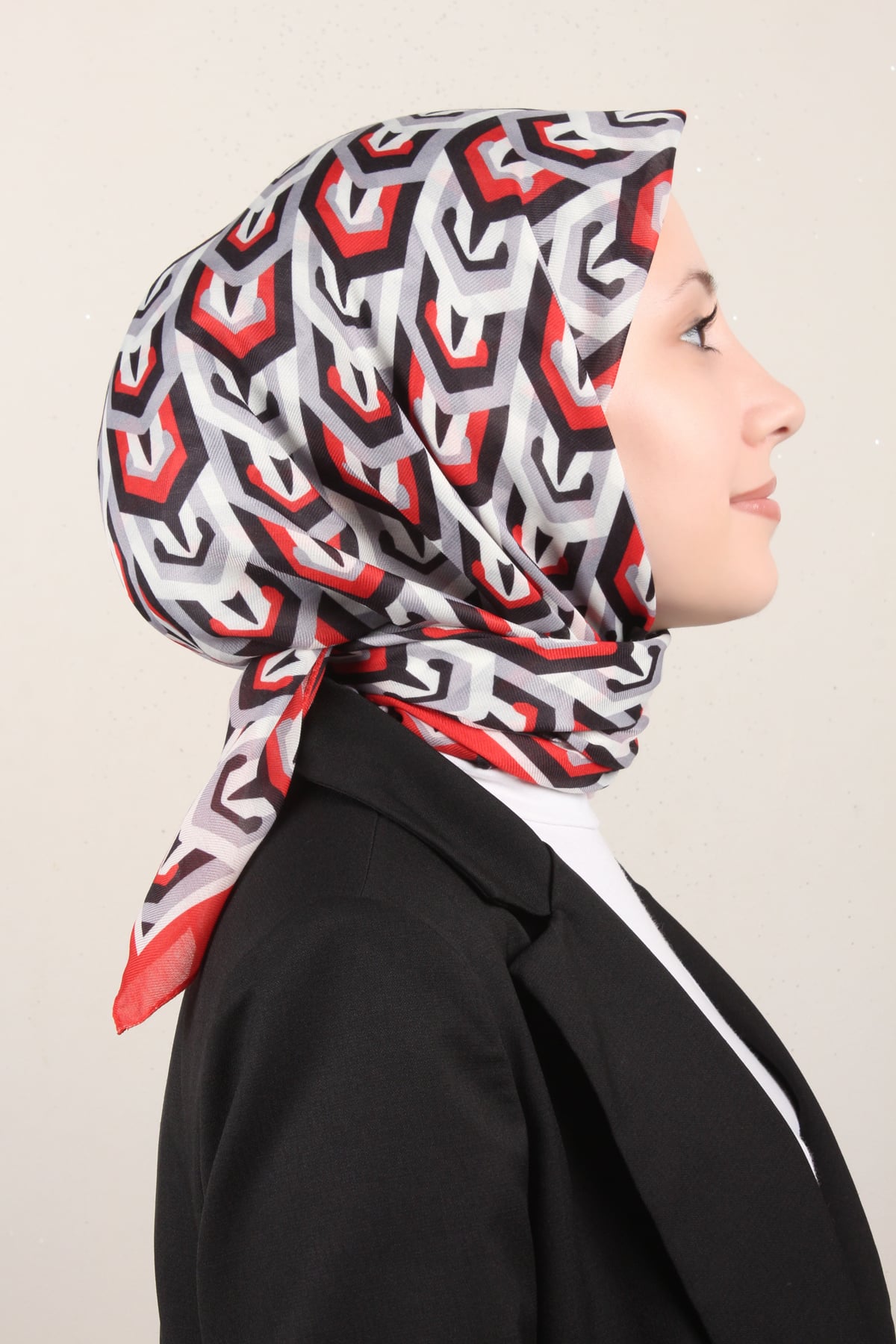 Nirvana Soft Eşarp 8114-10 Kırmızı