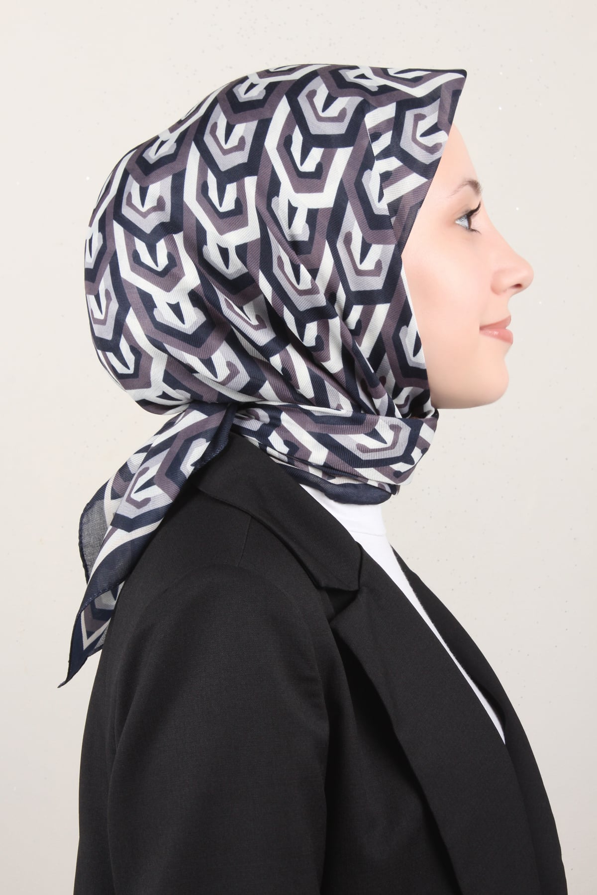 Nirvana Soft Eşarp 8114-3 Koyu Lacivert