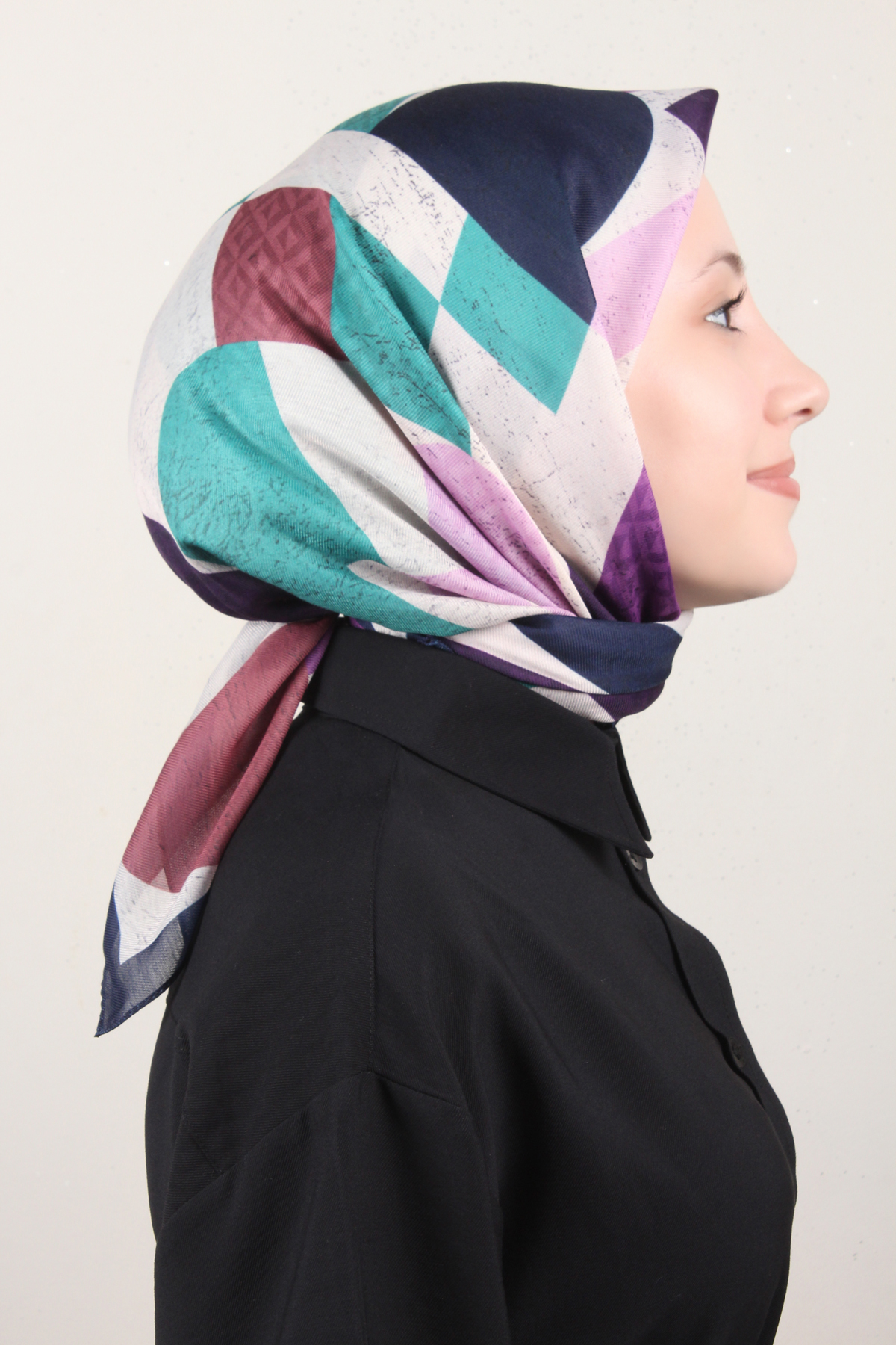 Nirvana Soft Eşarp 8115-2 Lacivert