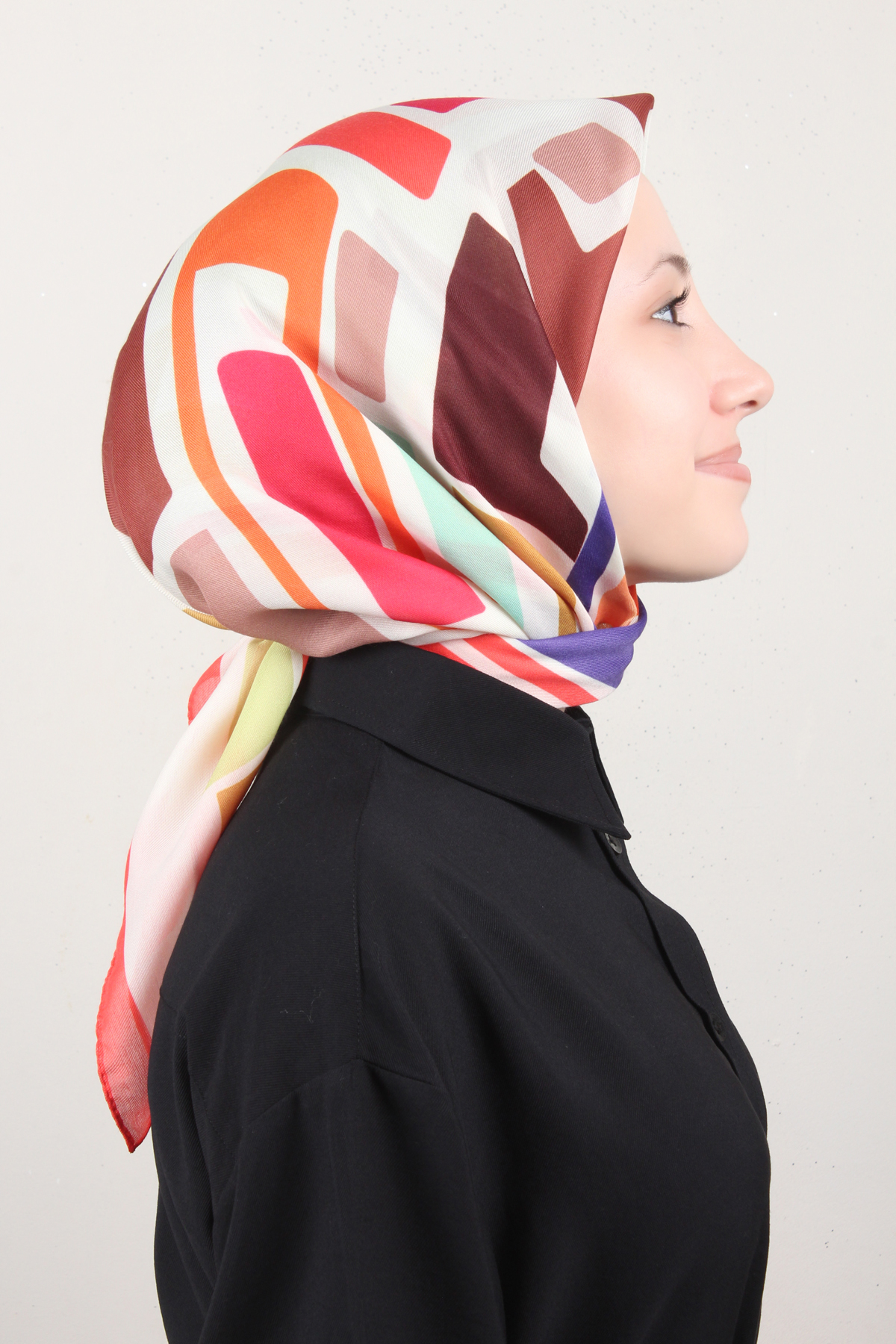 Nirvana Soft Eşarp 8116-10 Mercan