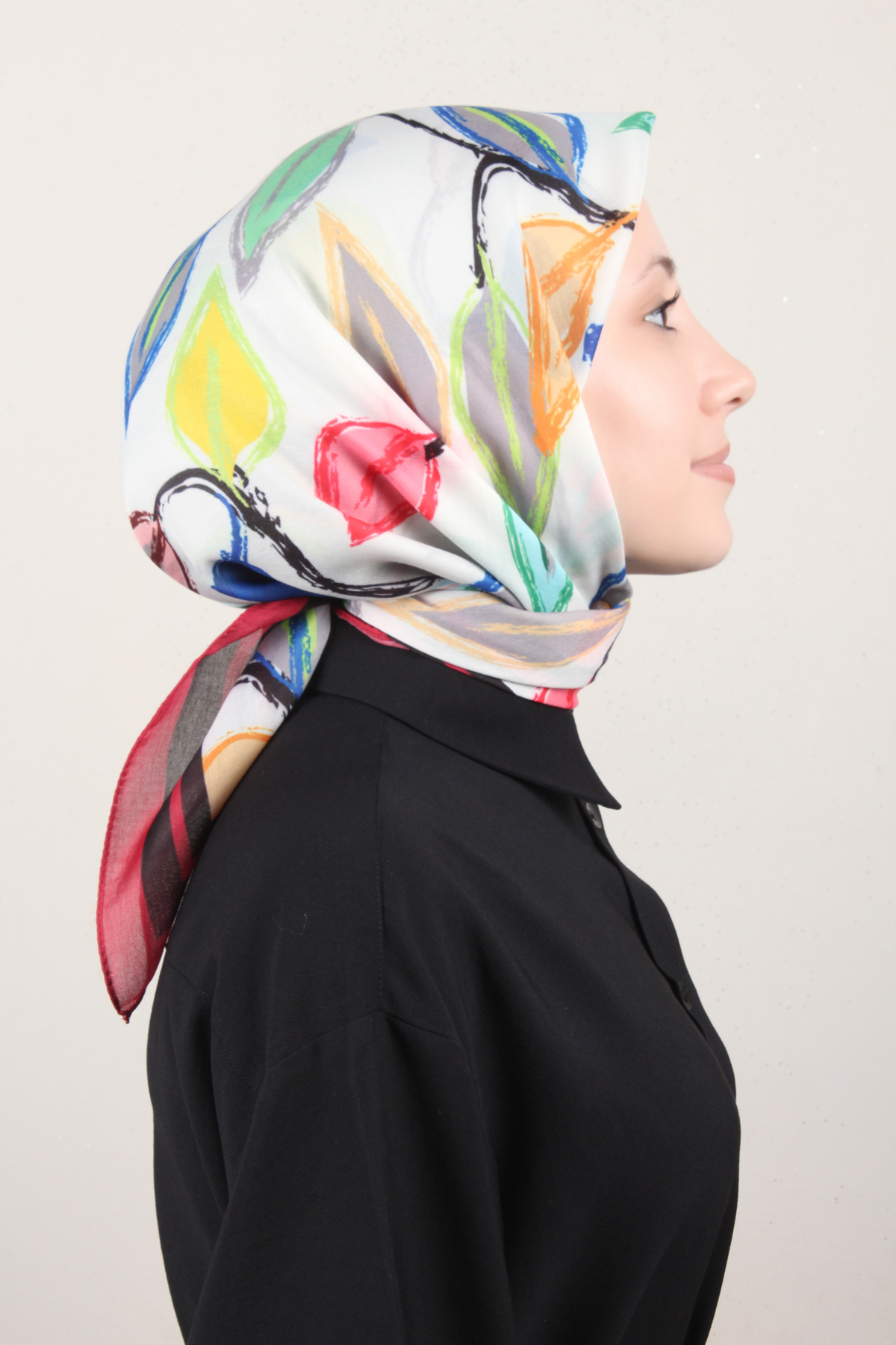 Nirvana Soft Eşarp 8117-1 Vişne