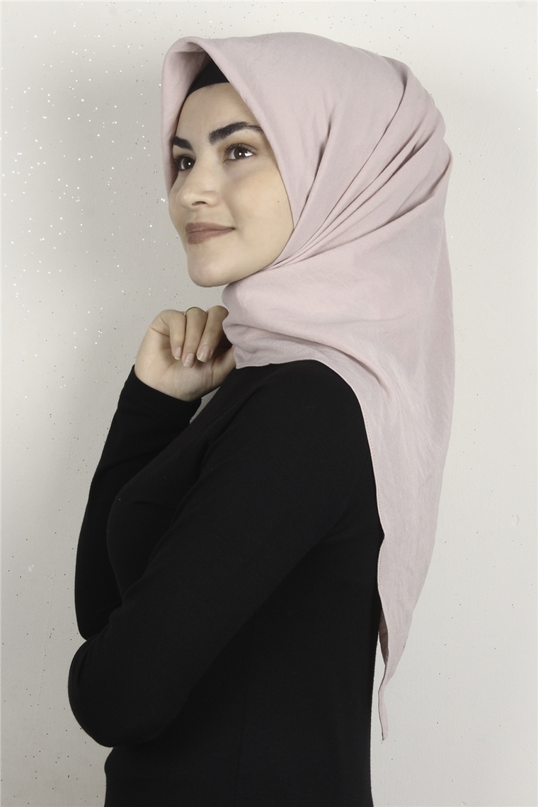 Pamuk Caz Eşarp 4651-13 Toz Pembe