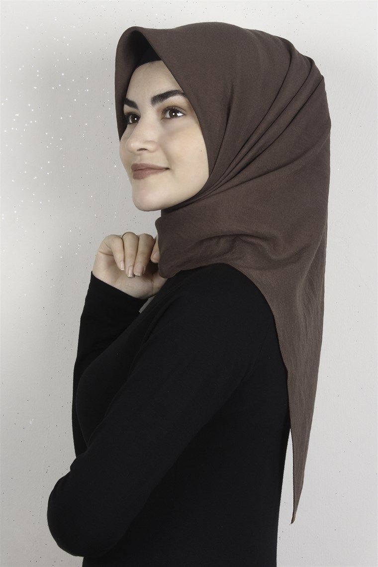Pamuk Caz Eşarp 4651-2 Kakao
