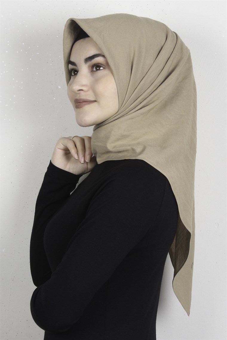 Pamuk Caz Eşarp 4651-3 Gold