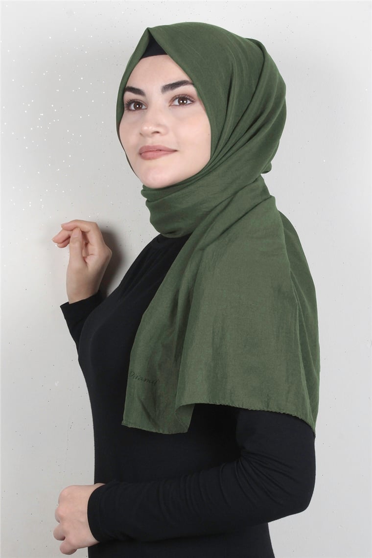 Pamuk Caz Şal 1482-6 Haki