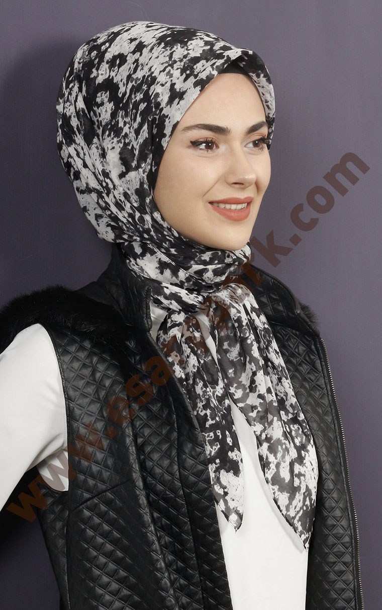 Pamuklu 140x140 Cm Eşarp 1070-1