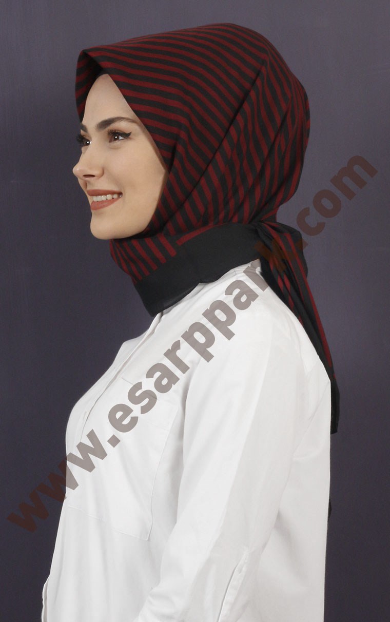 Pamuklu 140x140 Cm Eşarp 1070-16