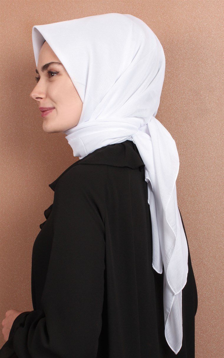 Pamuklu 140x140 Cm Eşarp 1070-38