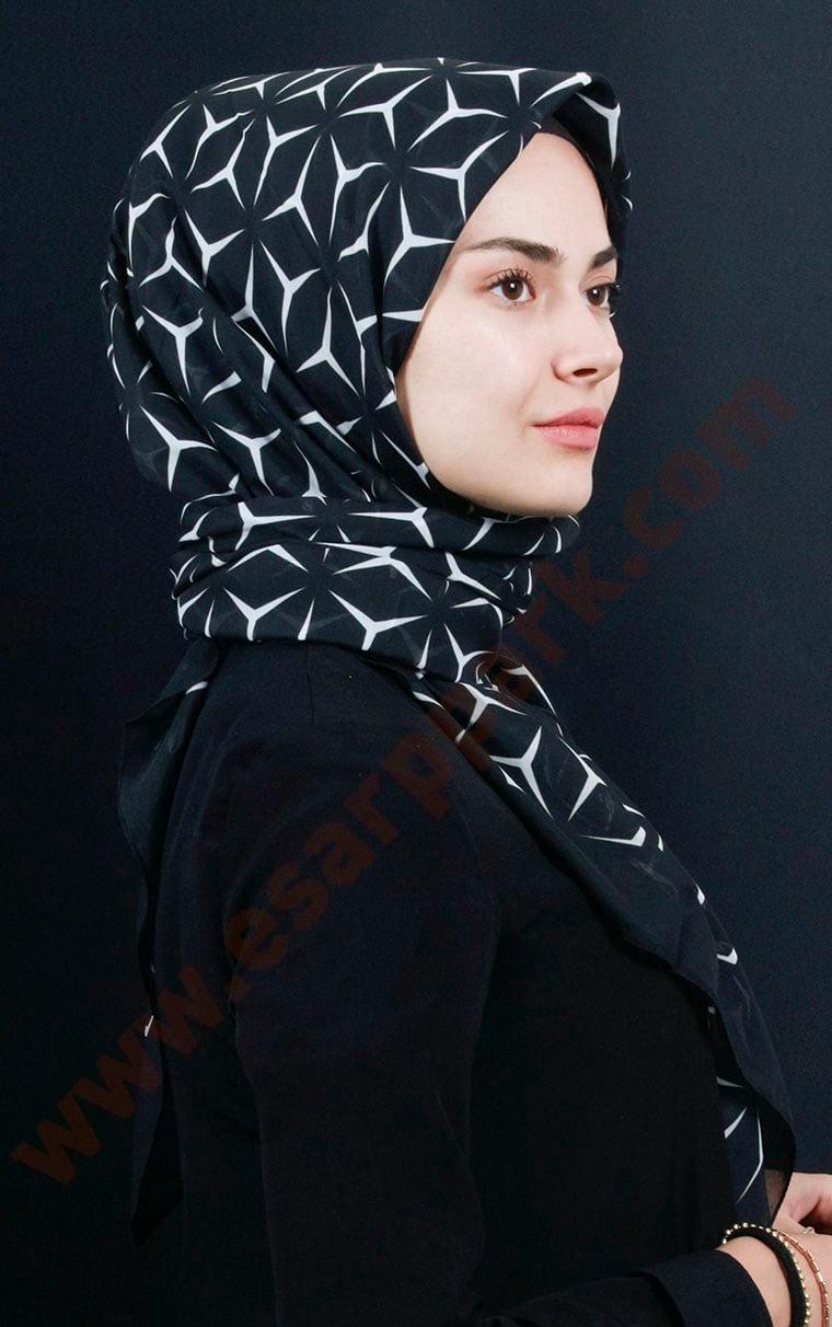 Pamuklu 140x140 Cm Eşarp 1070-40