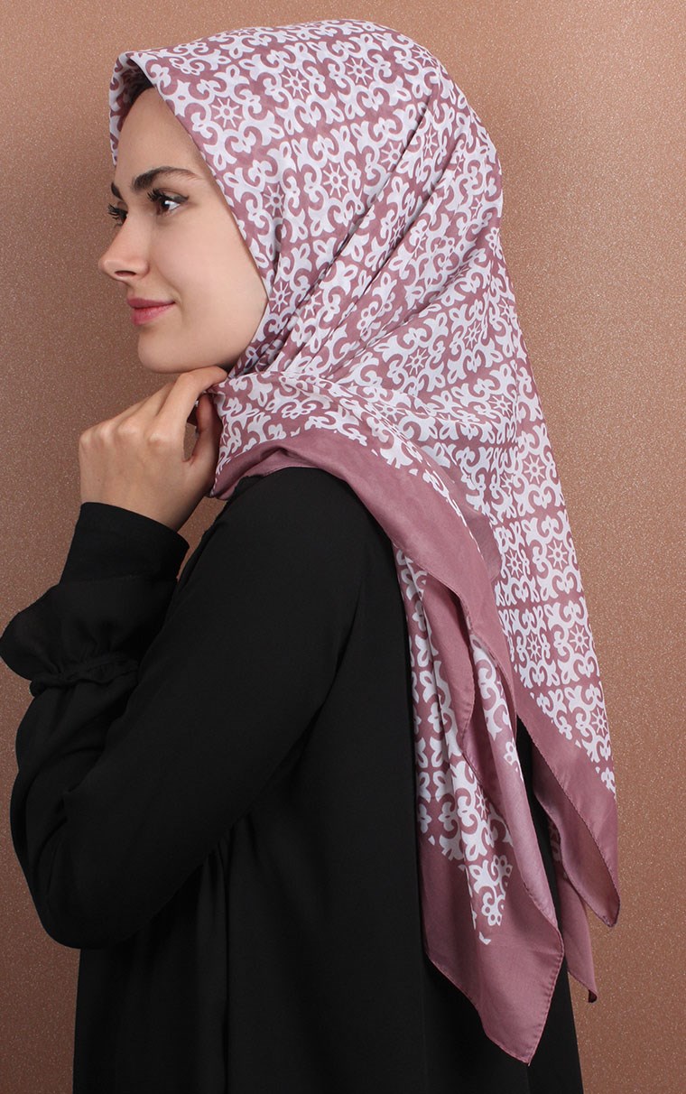 Pamuklu 140x140 Cm Eşarp 1074-5