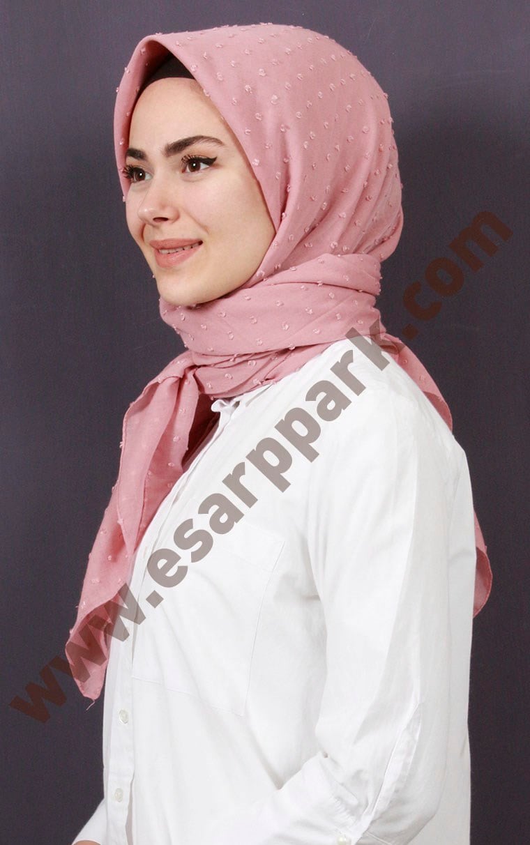 Pamuklu 140x140 Cm Eşarp 1091-1