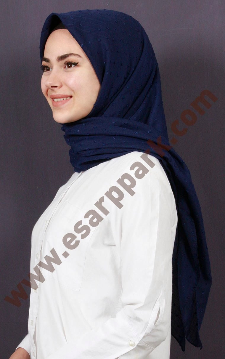 Pamuklu 140x140 Cm Eşarp 1091-2