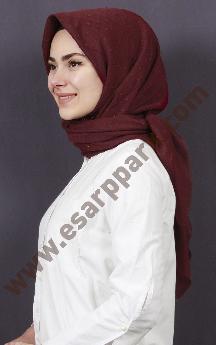 Pamuklu 140x140 Cm Eşarp 1091-3