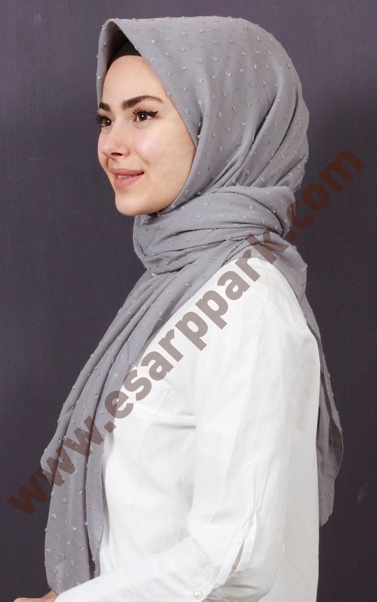 Pamuklu 140x140 Cm Eşarp 1091-8