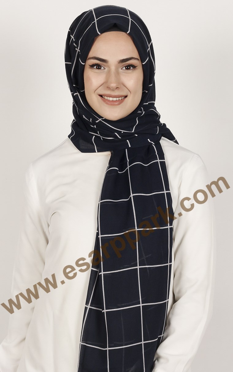 Pamuklu Desenli Şal 5253-5