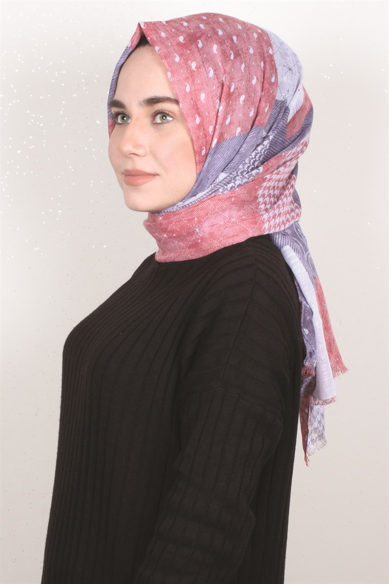 Pamuklu Desenli Şal 5271-01