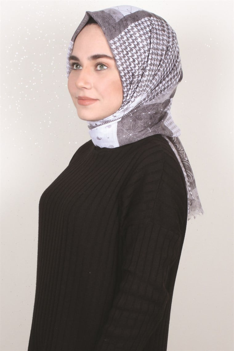 Pamuklu Desenli Şal 5271-06