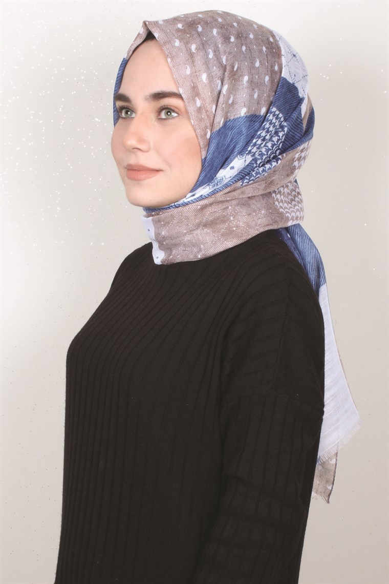 Pamuklu Desenli Şal 5271-3