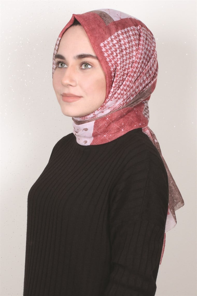 Pamuklu Desenli Şal 5271-6