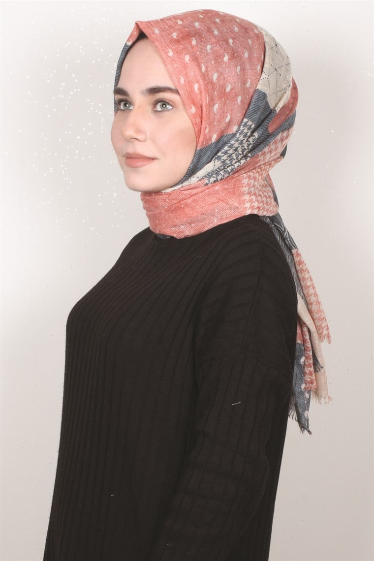Pamuklu Desenli Şal 5271-9