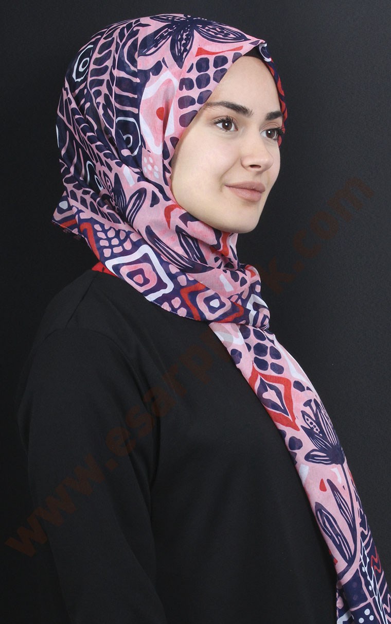 Pamuklu Desenli Şal 5282-19