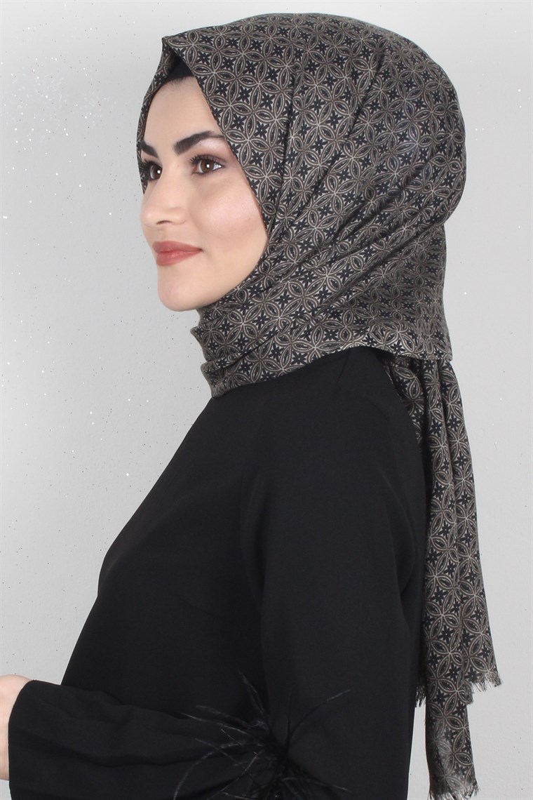 Pamuklu Desenli Şal 5284-4