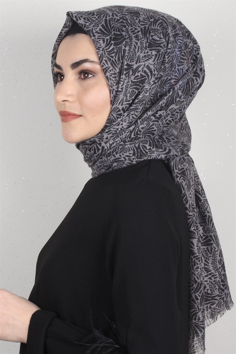 Pamuklu Desenli Şal 5284-5