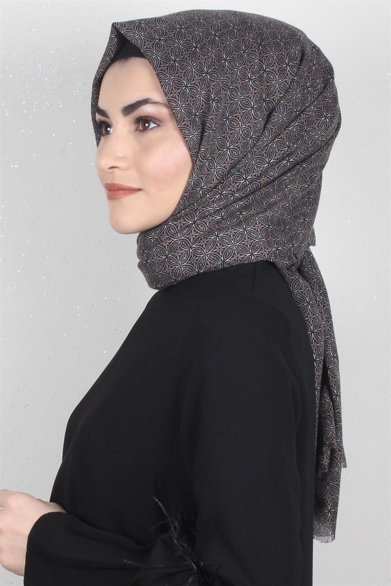 Pamuklu Desenli Şal 5284-8