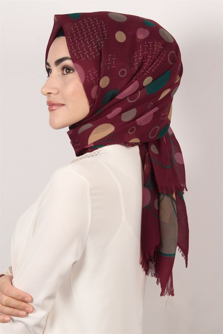 Pamuklu Desenli Şal 5284-9