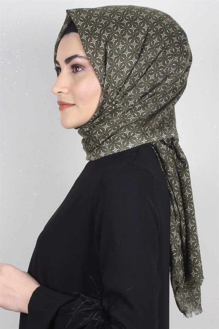 Pamuklu Desenli Şal 5285-1