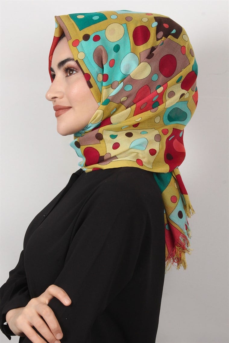 Pamuklu Desenli Şal 5285-3