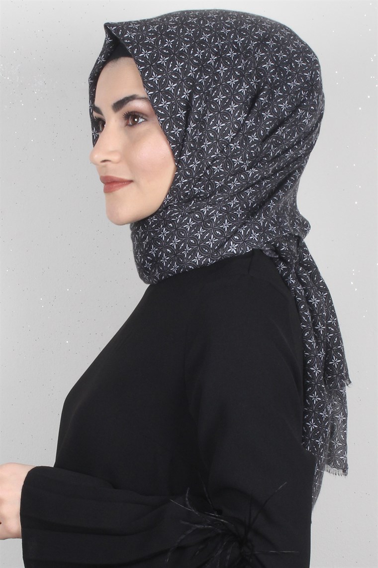 Pamuklu Desenli Şal 5285-4