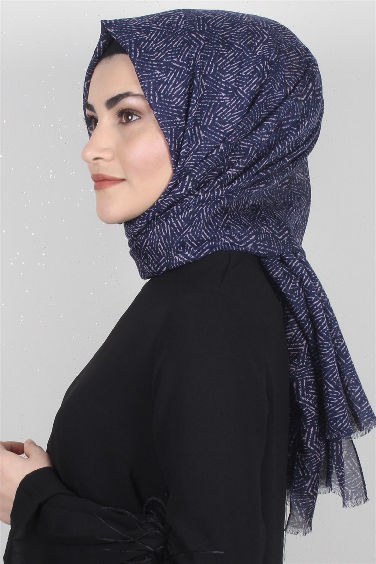 Pamuklu Desenli Şal 5285-7