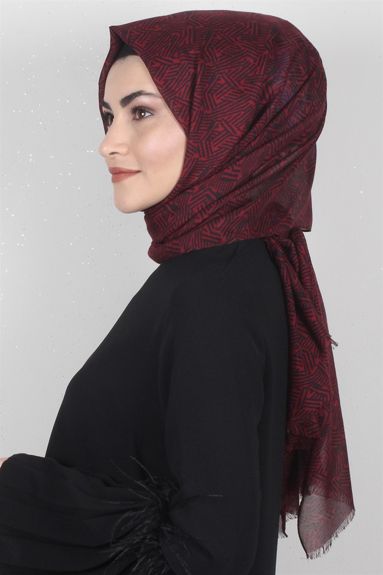 Pamuklu Desenli Şal 5285-8