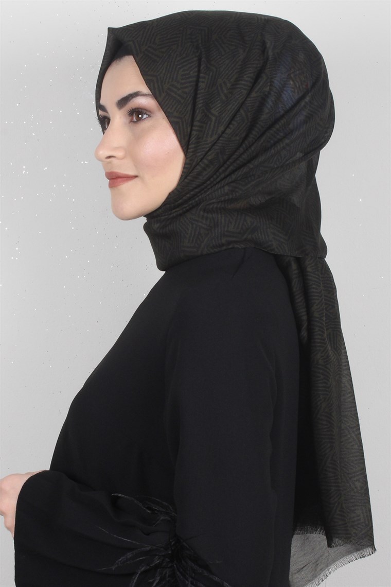 Pamuklu Desenli Şal 5286-1