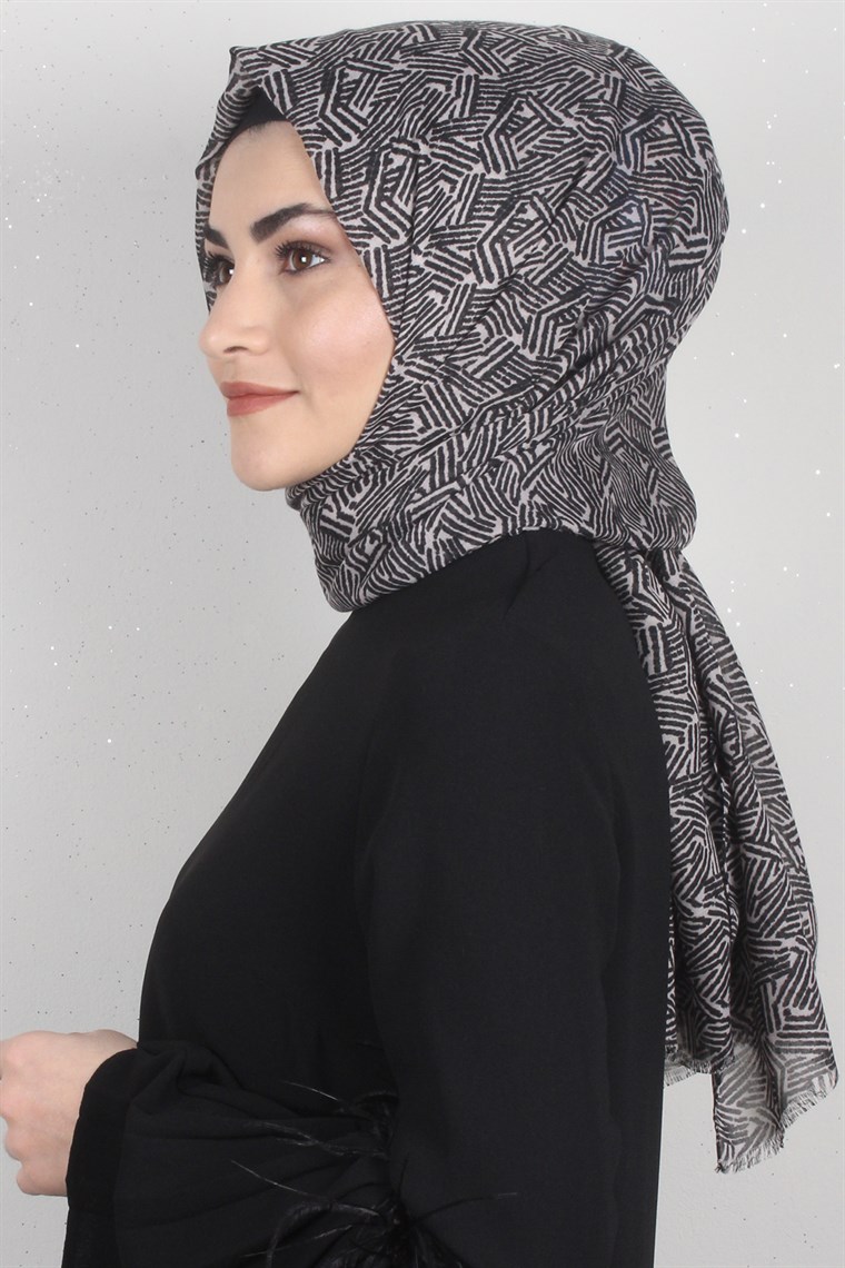 Pamuklu Desenli Şal 5286-10