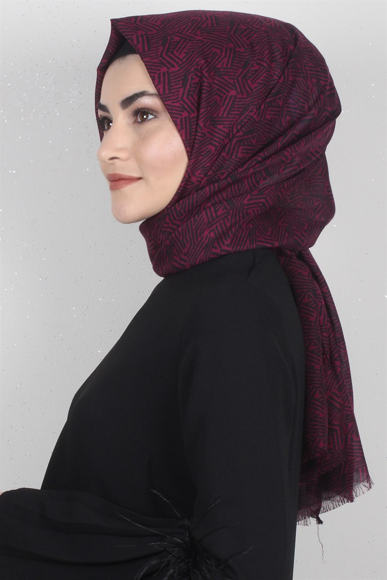 Pamuklu Desenli Şal 5286-11