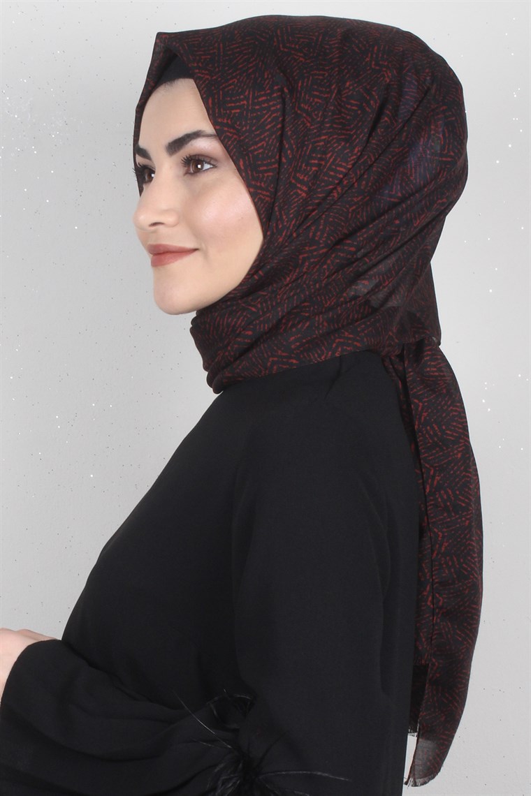 Pamuklu Desenli Şal 5286-16