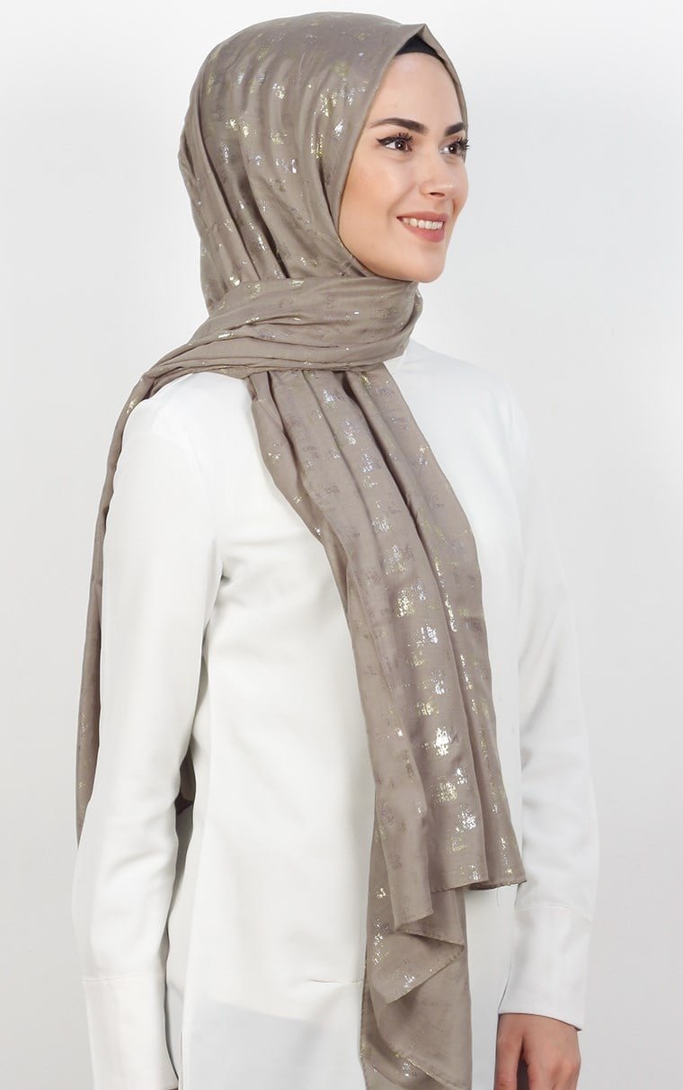 Pamuklu Desenli Şal 5286-17