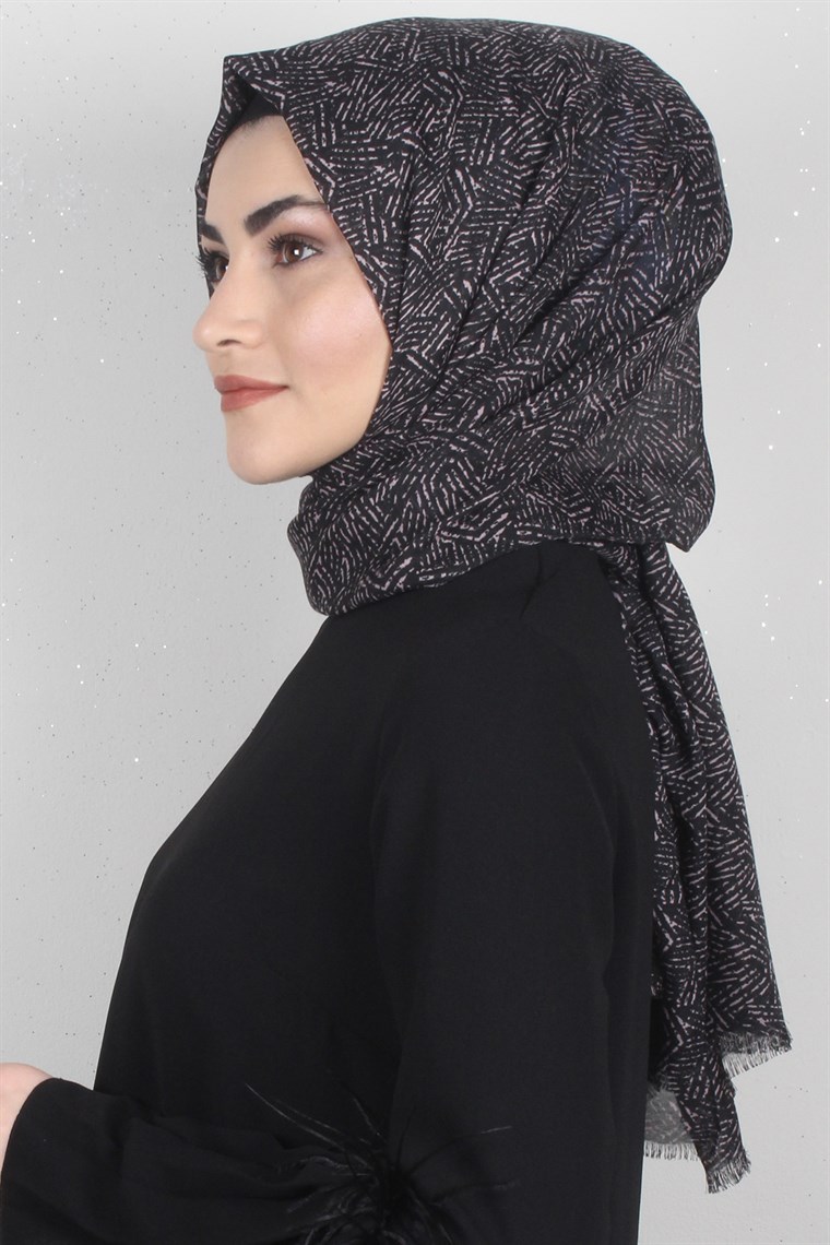Pamuklu Desenli Şal 5286-7