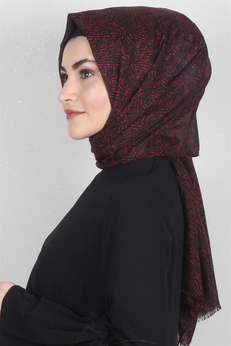 Pamuklu Desenli Şal 5286-9