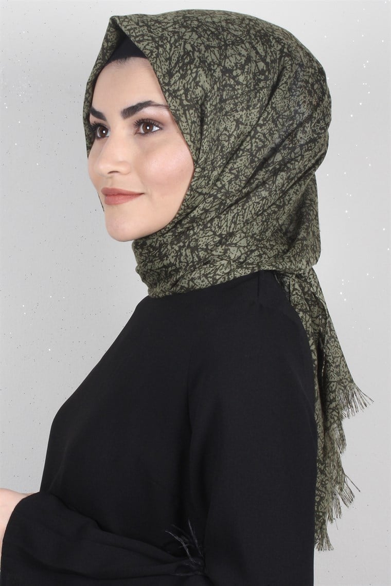 Pamuklu Desenli Şal 5371-4